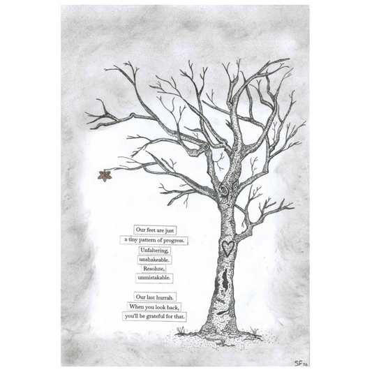 'BRANCHES' ILLUSTRATED POEM POSTER PRINT