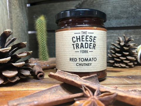 THE CHEESE TRADER'S RED TOMATO CHUTNEY.