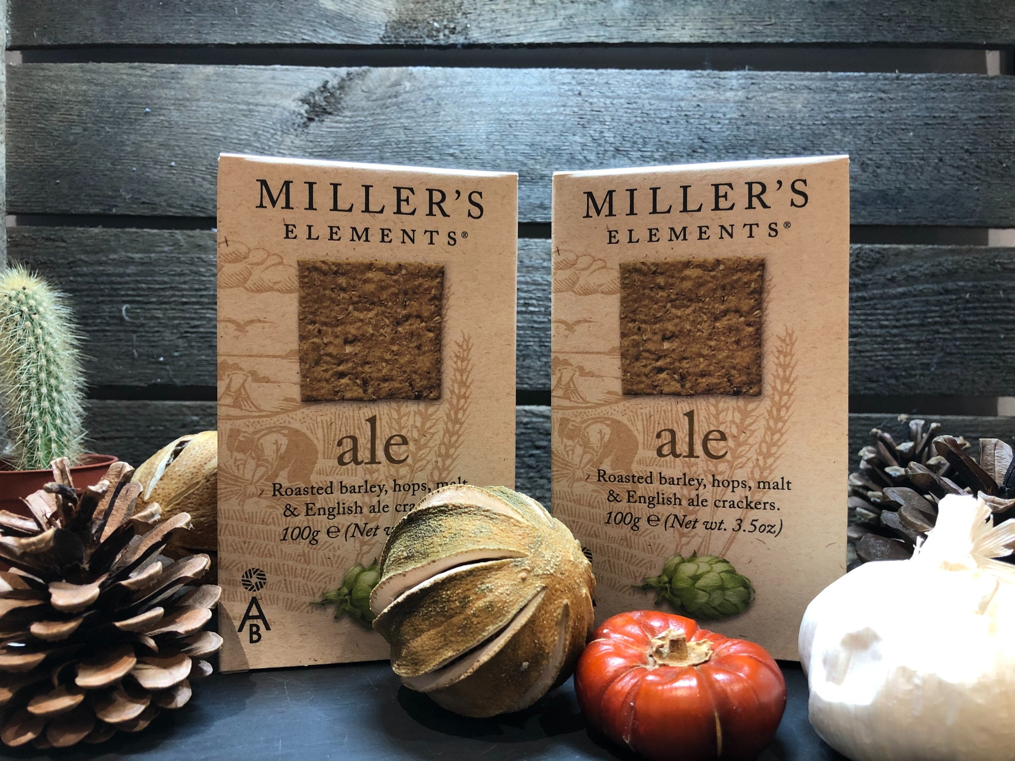 MILLER'S ELEMENTS 'ALE' CRACKERS The Cheese Trader